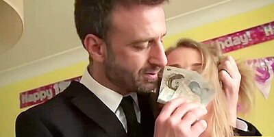 Carmel Anderson And Pascal White In Pascal And Carmels Toys Trailer