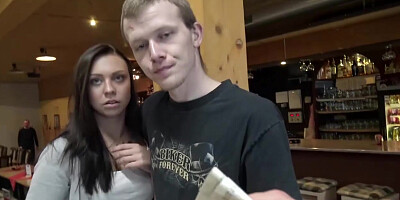 HUNT4K. Poor couple considers sex for money as a good solution