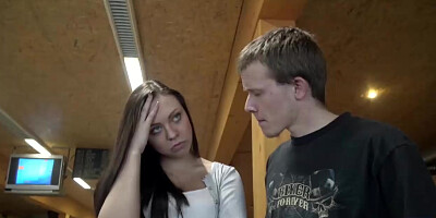 HUNT4K. Poor couple considers sex for money as a good solution