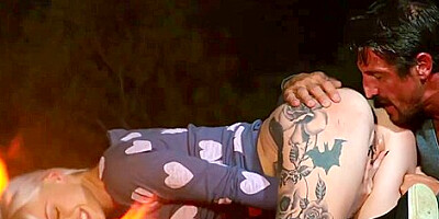 Kleio Valentien And Tommy Gunn In Tattooed Blond Get Laid Outdoors