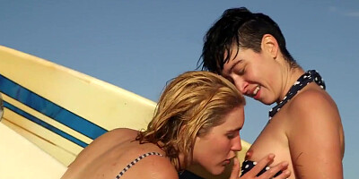 Girls Out West - Three Aussie lesbians lick assholes