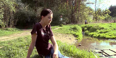 Hottest pornstar in Incredible College, Outdoor sex video