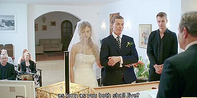 Cheating Bride Fucks Best Man In Her Wedding Dress