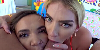 Graycee Baybee: Naudi Nala: Graycee & Naudi Give Naughty Head