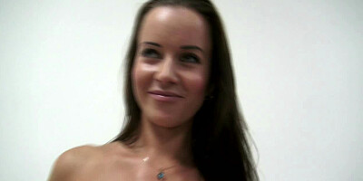 Super BABE Hot Masturbation on Casting Couch