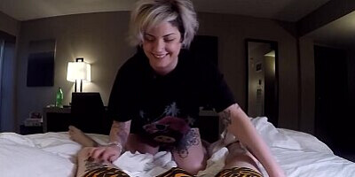 A quick morning fuck with busty goddess Ava Minx in my hotel room before checkout