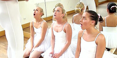 Sexy Dancer Babes Hot Fucked By Ballet Teacher - 720p Porn