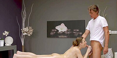 Lilit Sweet And Ricky Rascal - With Sweet Body Enjoys Masseurs Cock
