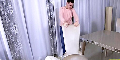 Student 18+ On Debtor By Drilling Tutors Unshaved Pussy
