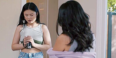 Asian Chi Found Footage Of Her Friend Dominated And Confronted Her With Louise Louellen