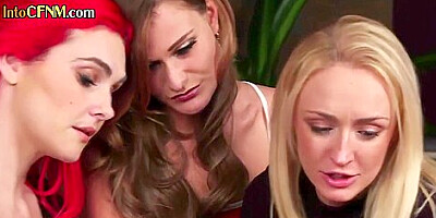 British Cfnm Dommes Jerk Off Subject In Erotic Group