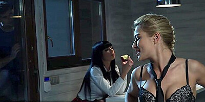 And Invites A Lucky Guy For A Lusty Threesome - Valentina Ricci And Cherry Kiss