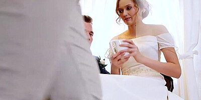 Beautiful Bride Fucks Stranger While Hubby Cuckolds