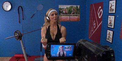 Nasty milf gets assfucked hard right in the gym