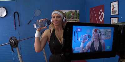 Nasty milf gets assfucked hard right in the gym