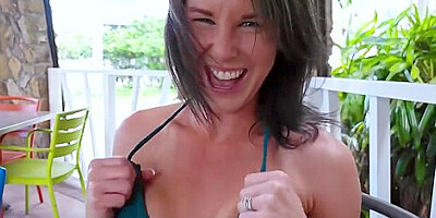 Wifey Gets Wet Over Hung Black Bartender