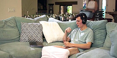 Rachael Cavalli And Josh Rivers - Big Tits Milf Stepmom Makes Stepson So Happy