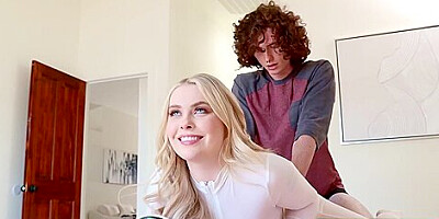 Tiny Stepsister Teen 18+ Seduced Stepbro With Luscious Curvy Body - Haley Spades