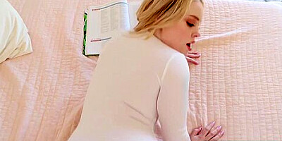 Tiny Stepsister Teen 18+ Seduced Stepbro With Luscious Curvy Body - Haley Spades