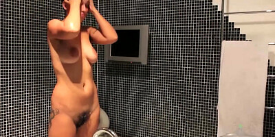 Liandra Dahl Takes A Nice Long Sensuous Bath. Her Hairy Armpits A