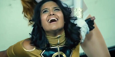 Very Nice Video With Superheroines Mieko, Vanesa And