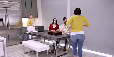 Alex Coal - Nerdy Babe Drooling On Her Teachers Big Cock