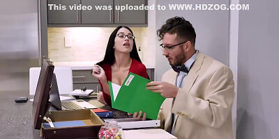 Alex Coal - Nerdy Babe Drooling On Her Teachers Big Cock