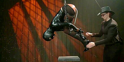 Bound Suspended Slave Bum Hooked With Cassandra Nix And Claire Adams