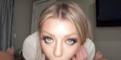 Karma Rx - Horny Slut Smiles While Getting Her Shaved Cunt