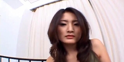 Risa Murakami rubs, sucks and rides dong