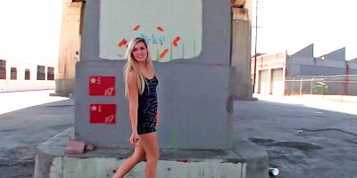 Cock starved slut just can not wait any longer