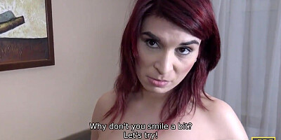 Filthy collector fucks preggo whore for her debts
