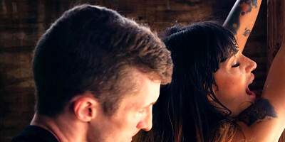 Dominant guy won't let Latina girl go home until fucks her pussy
