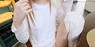 Redhead Teen 18+ Madi Collins Has Taboo Sex With Her Stepdad