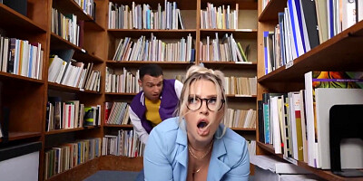 Blake Blossom And Jenna Starr In Milf Librarian Is Secretly Addicted To Eating Cum