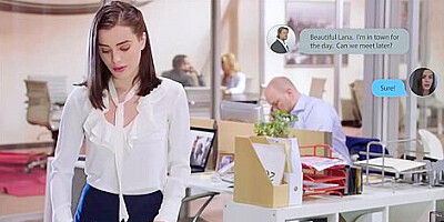 Lana Rhoades And Jean Val Jean In First Double Penetration - Jean V