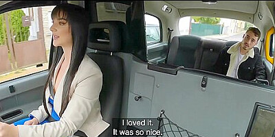 Female Taxi Driver Lady Gang Wants French Guys D