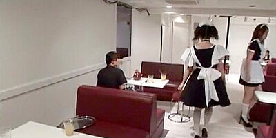 Hottest Japanese slut in Incredible Public, Maid JAV movie