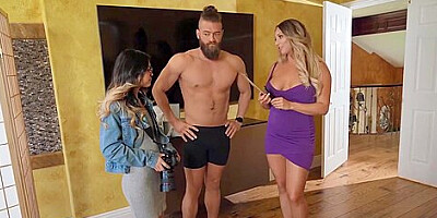 Shameless Milf Lifts Down Her Dress And Shows Amazin With Lulu Chu, Xander Corvus And Kayley Gunner