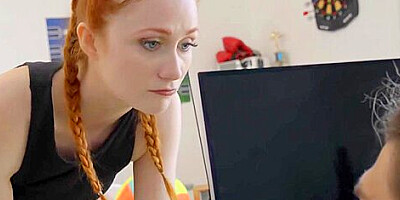 Persistent Teen 18+ Seduces Coach Not To Get Kicked Off The Team - Scarlet Skies