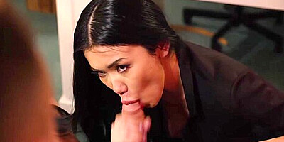 Juggy Asian Slut Gets Pounded On The Table With Marcello Bravo And Alina Crystall