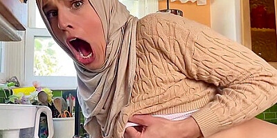 Conservative Wife Hijabi Gets Caught Watching Porn