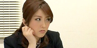 Exotic Japanese girl Ai Haneda in Amazing Office, Close-up JAV clip