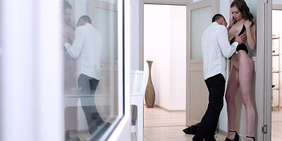 Hot Date With Tall And Sexy teen 18+ Vika Lita Ends With Cum In Her Mouth - Teaser Video