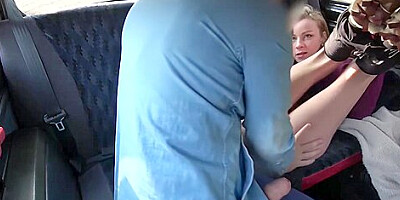 Gets Her Tight Pussy Licked And Drilled By Horny Taxi Driver - Angel Emily