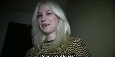 Blonde Russian Fucks In Public