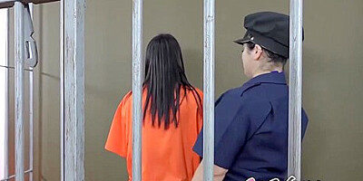 Lesbian Prison Guard With Big Tits Gives A Deep Anal Examination