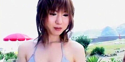Incredible Japanese chick in Exotic Outdoor JAV clip