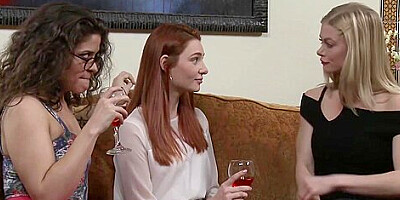 Aspiring Redhead Teen 18+ Star Seduced By Milf Acting Coach