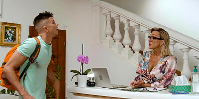 Aubrey Black Banging The Hostel Owner